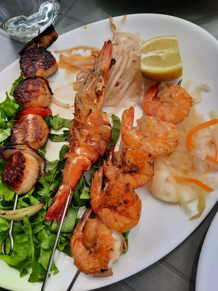 Brochettes de Fruits de Mer